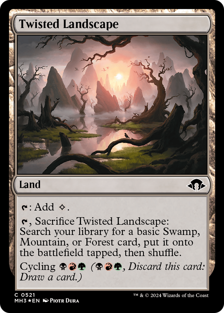 Twisted Landscape (Ripple Foil) [Modern Horizons 3] | Event Horizon Hobbies CA