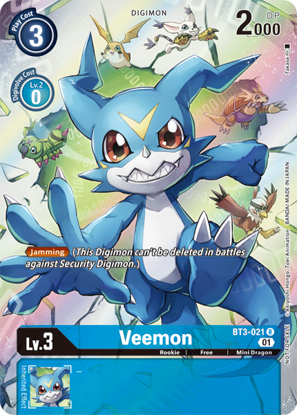 Veemon [BT3-021] (1-Year Anniversary Box Topper) [Promotional Cards] | Event Horizon Hobbies CA