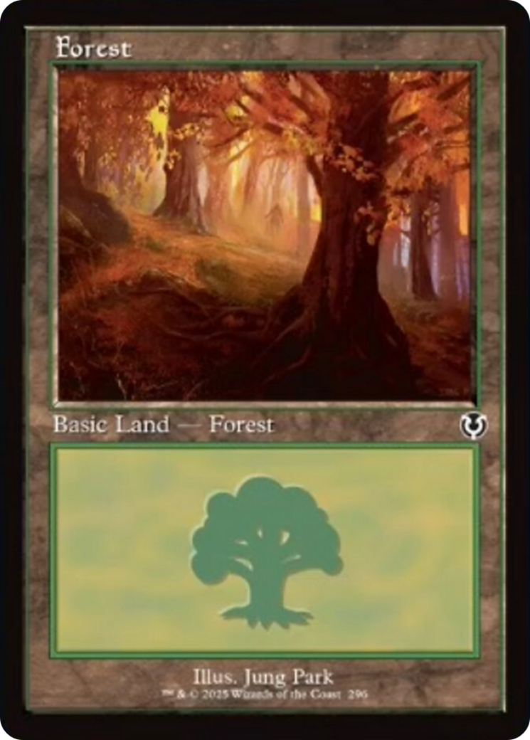 Forest (296) (Retro Frame) [Innistrad Remastered] | Event Horizon Hobbies CA