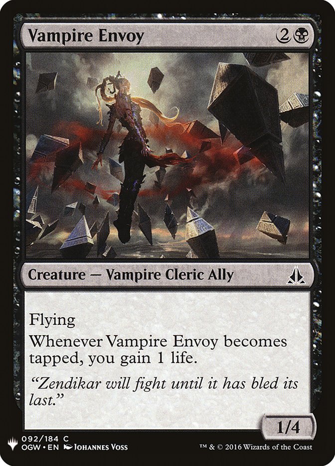 Vampire Envoy [Mystery Booster] | Event Horizon Hobbies CA