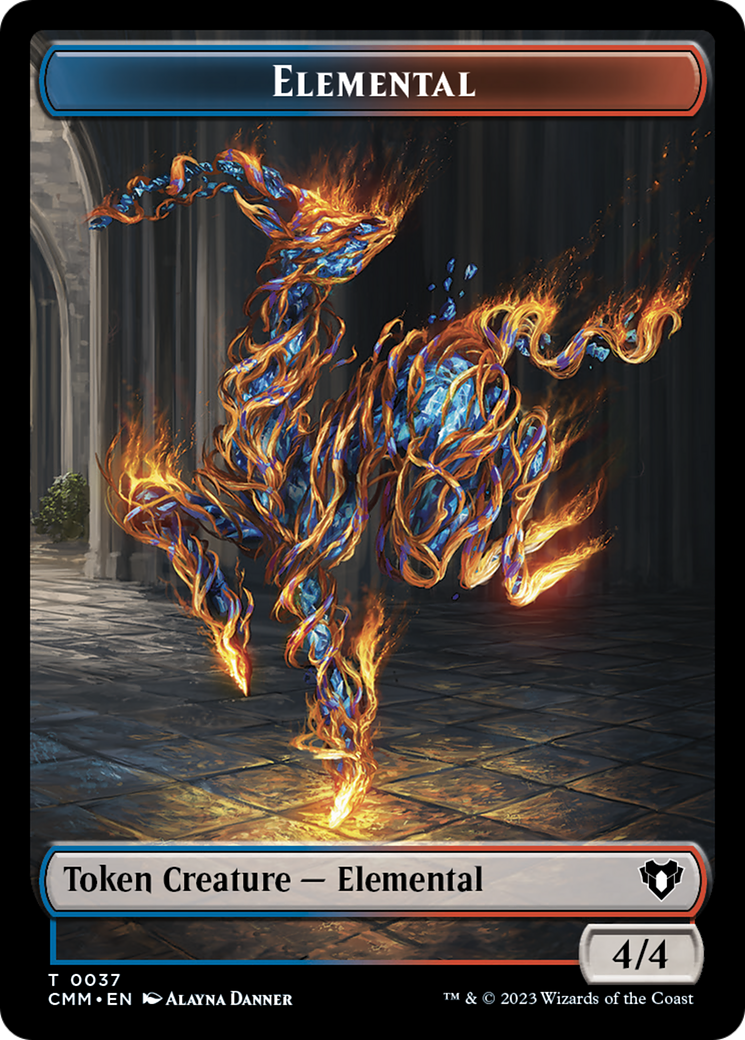 Elemental Token (37) [Commander Masters Tokens] | Event Horizon Hobbies CA