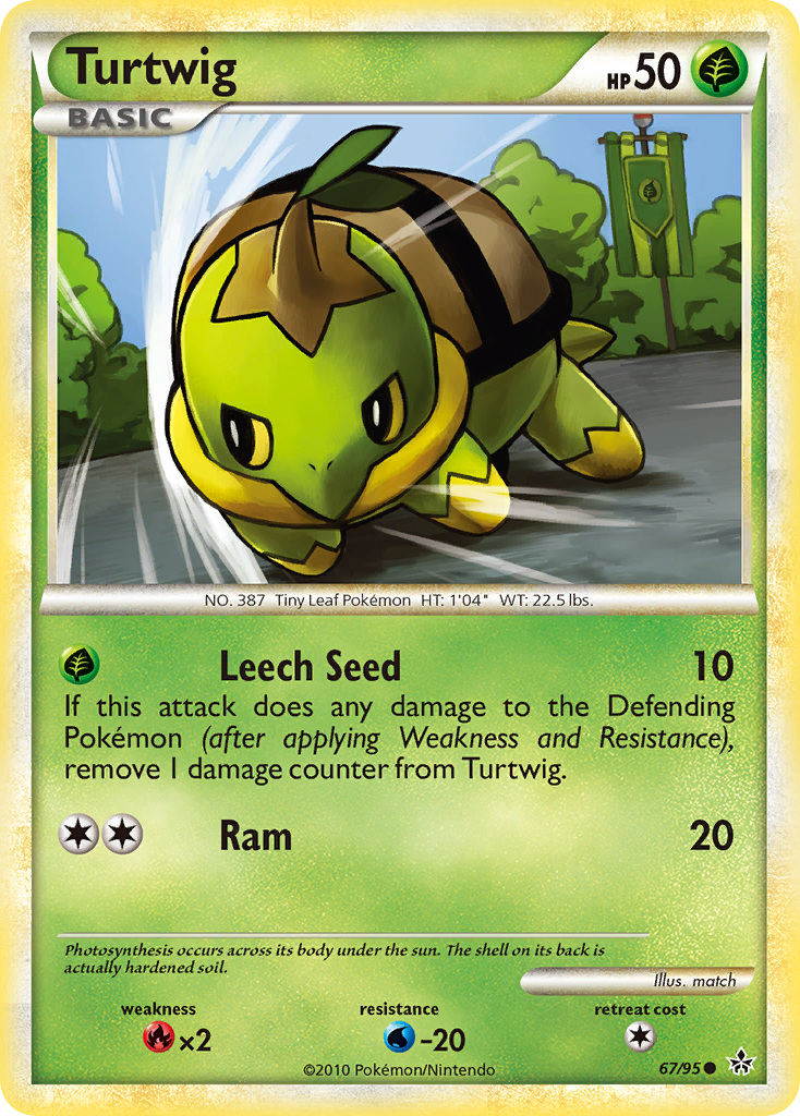 Turtwig (67/95) [HeartGold & SoulSilver: Unleashed] | Event Horizon Hobbies CA