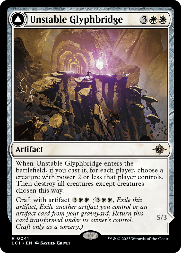 Unstable Glyphbridge // Sandswirl Wanderglyph [The Lost Caverns of Ixalan] | Event Horizon Hobbies CA