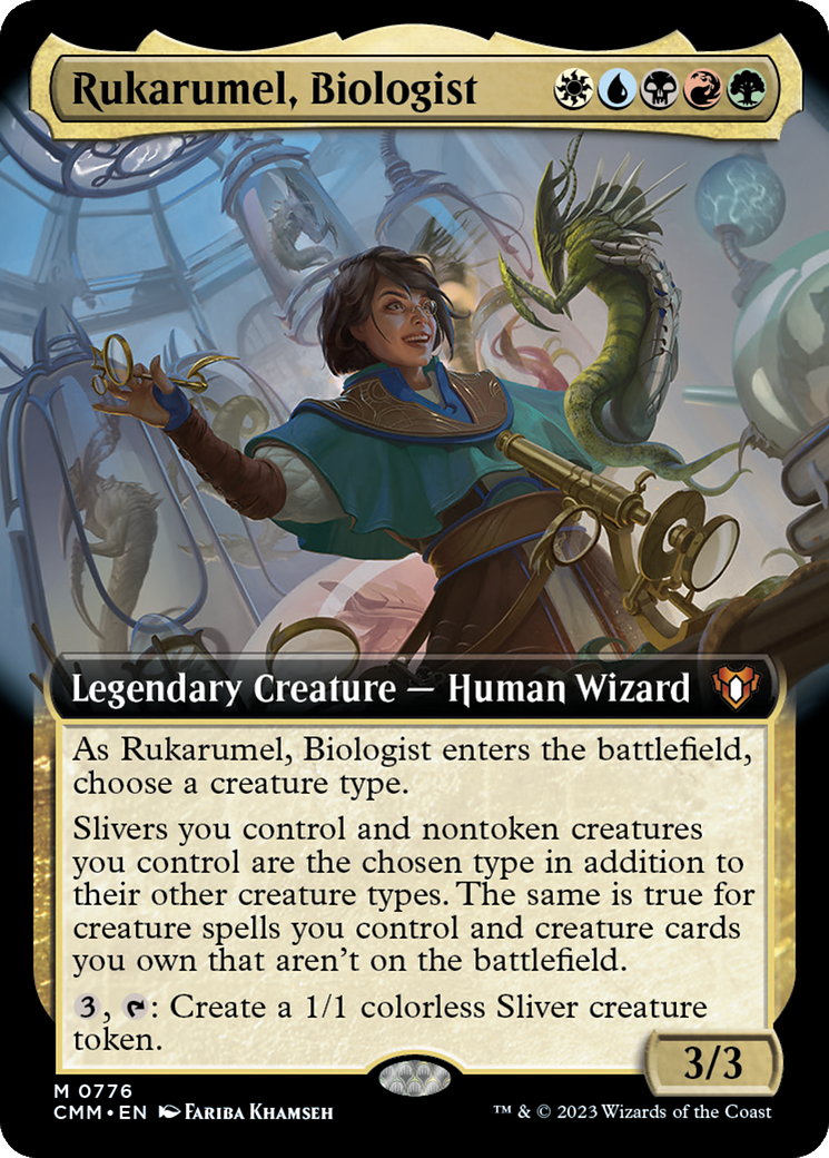 Rukarumel, Biologist (Extended Art) [Commander Masters] | Event Horizon Hobbies CA