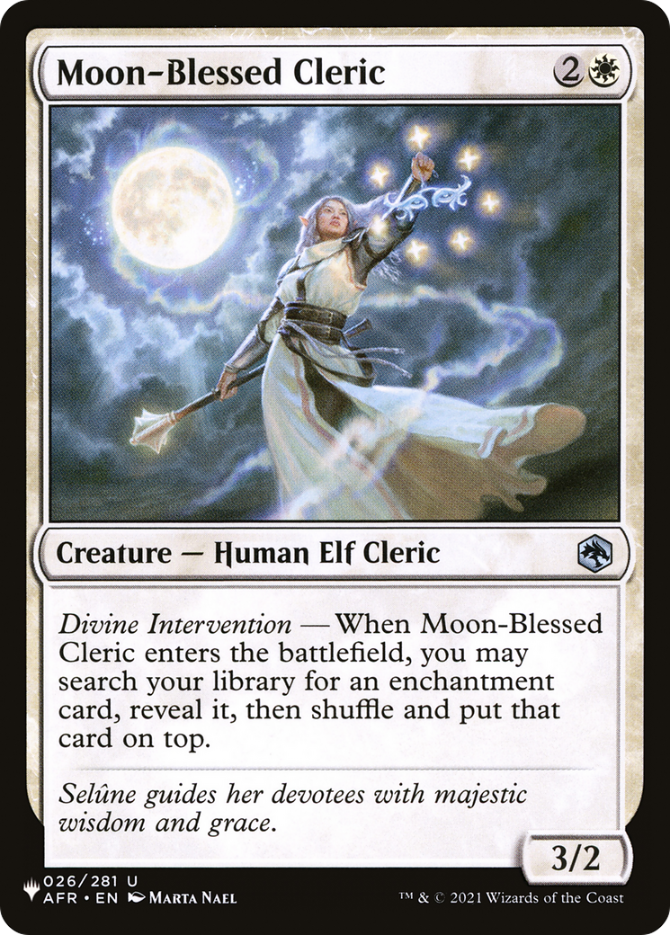 Moon-Blessed Cleric [The List] | Event Horizon Hobbies CA