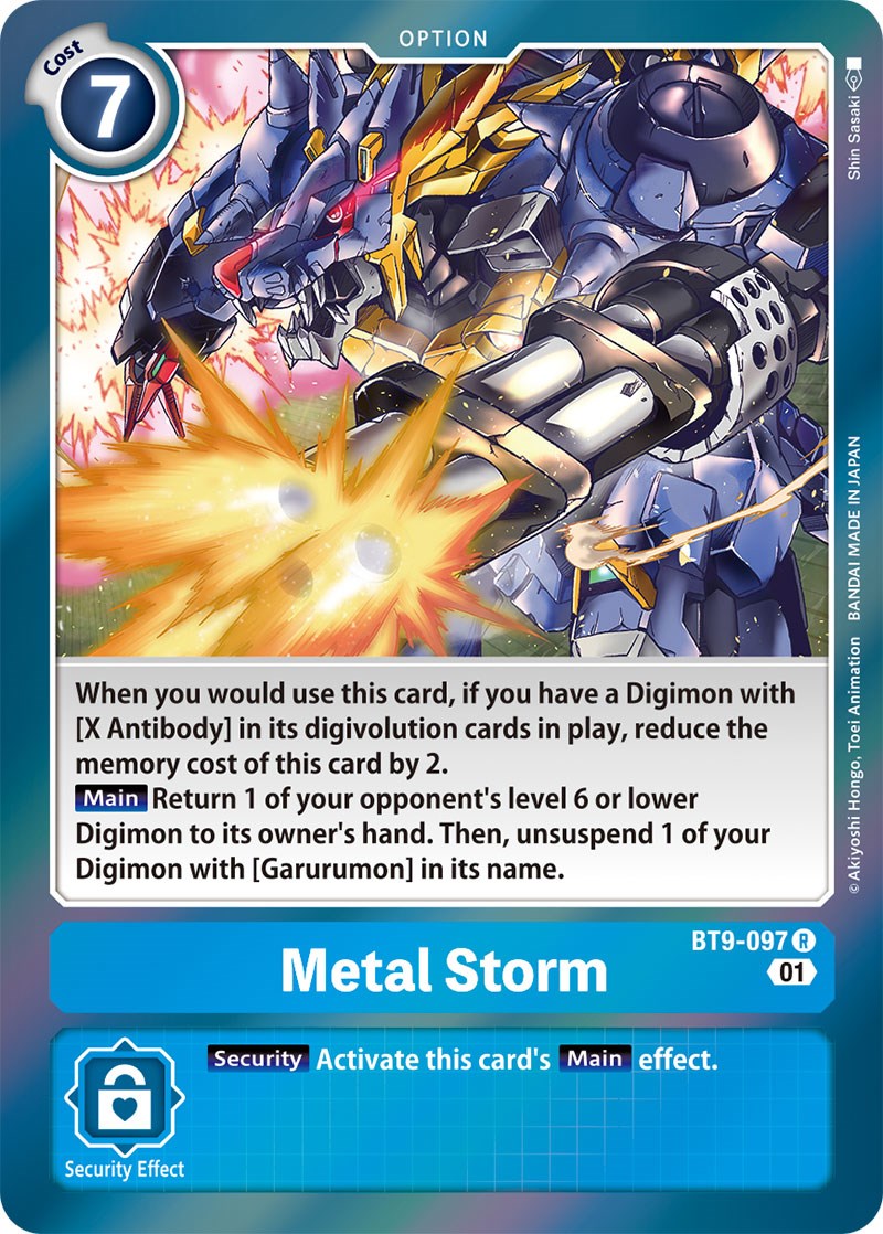 Metal Storm [BT9-097] [X Record] | Event Horizon Hobbies CA