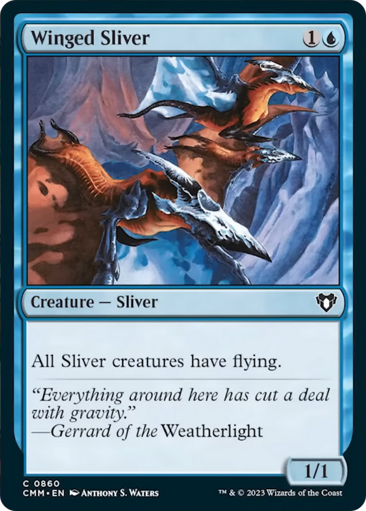 Winged Sliver [Commander Masters] | Event Horizon Hobbies CA