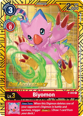 Biyomon [P-002] (2nd Anniversary Card Set) [Promotional Cards] | Event Horizon Hobbies CA