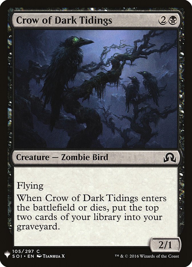 Crow of Dark Tidings [Mystery Booster] | Event Horizon Hobbies CA