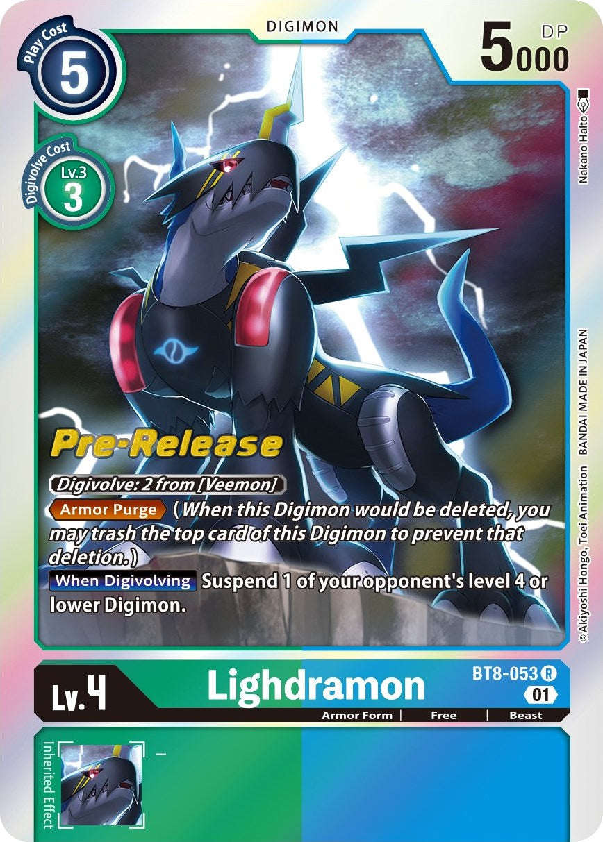 Lighdramon [BT8-053] [New Awakening Pre-Release Cards] | Event Horizon Hobbies CA