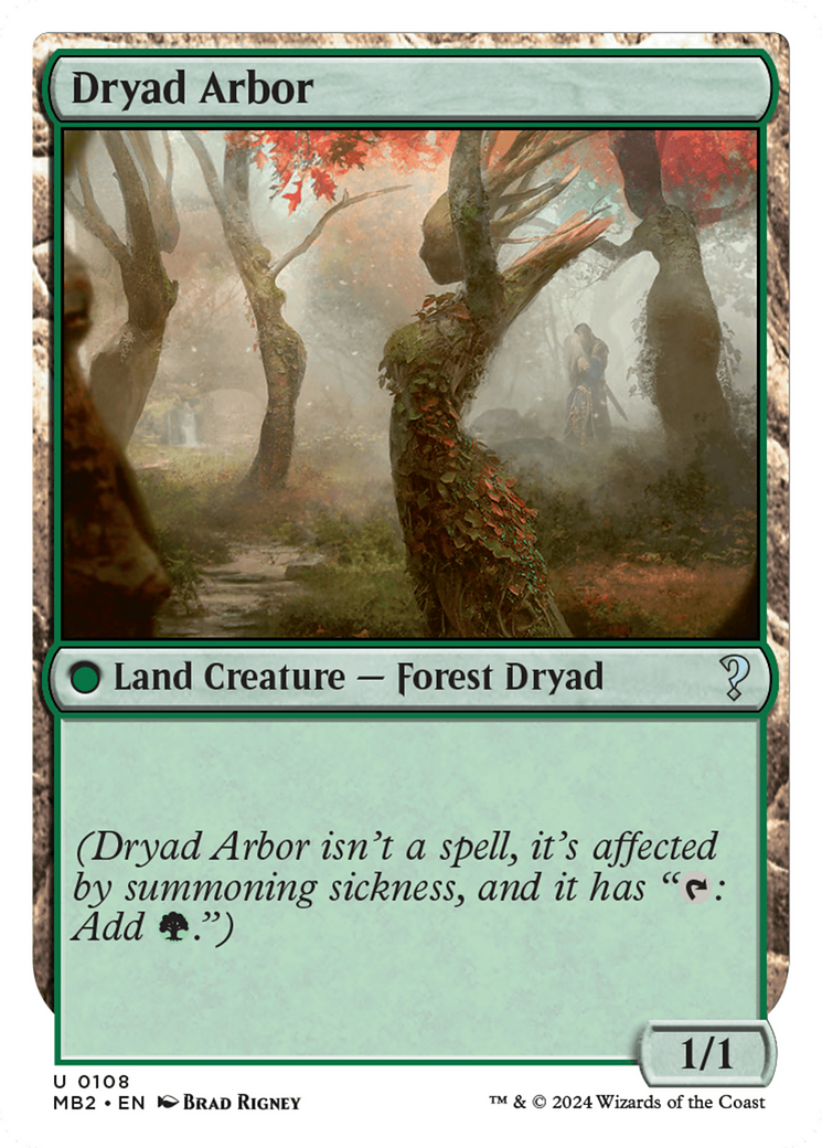 Dryad Arbor (White Border) [Mystery Booster 2] | Event Horizon Hobbies CA