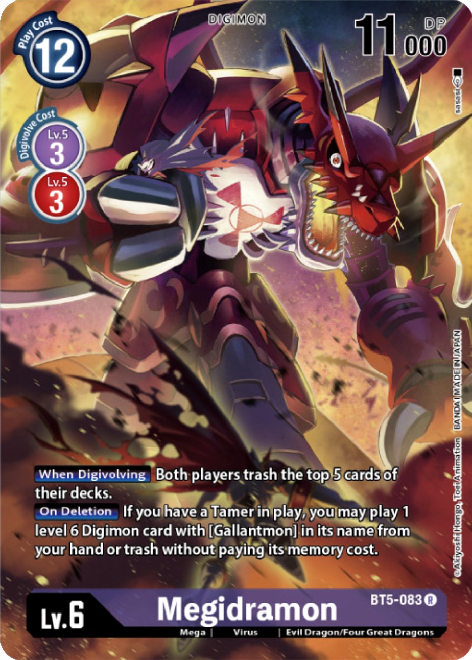 Megidramon [BT5-083] (Digimon Card Game Deck Box Set) [Battle of Omni Promos] | Event Horizon Hobbies CA