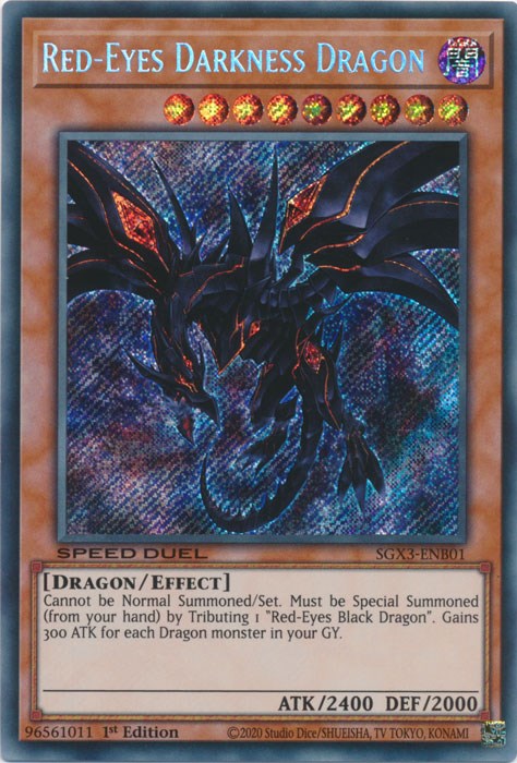 Red-Eyes Darkness Dragon [SGX3-ENB01] Secret Rare | Event Horizon Hobbies CA