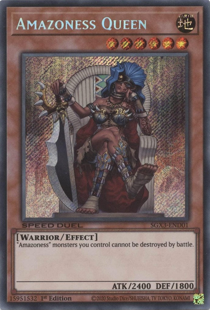 Amazoness Queen [SGX3-END01] Secret Rare | Event Horizon Hobbies CA