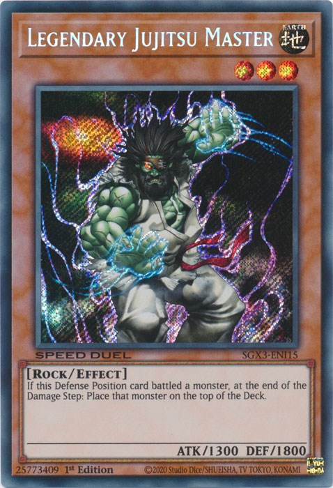 Legendary Jujitsu Master [SGX3-ENI15] Secret Rare | Event Horizon Hobbies CA