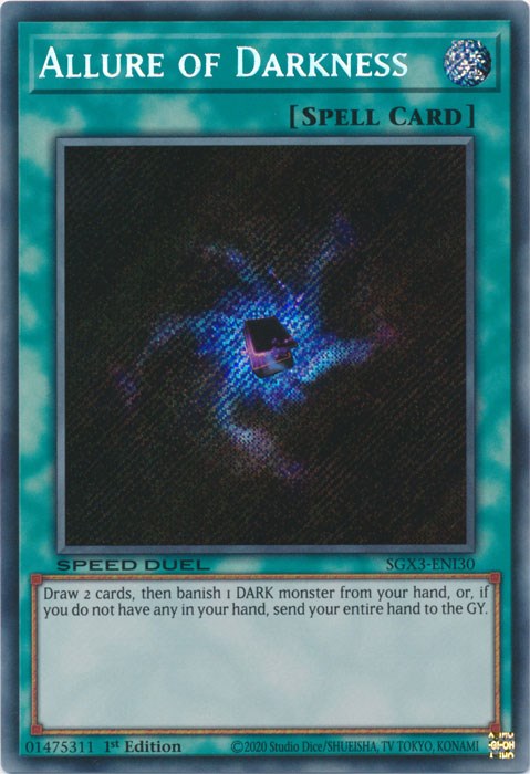 Allure of Darkness [SGX3-ENI30] Secret Rare | Event Horizon Hobbies CA