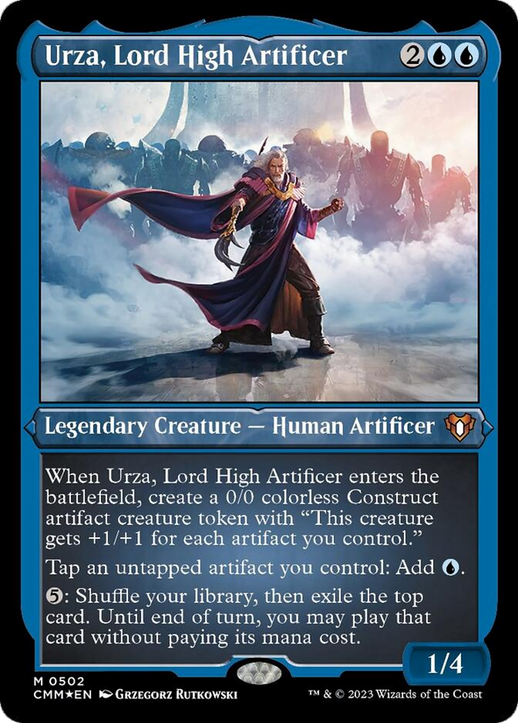 Urza, Lord High Artificer (Foil Etched) [Commander Masters] | Event Horizon Hobbies CA