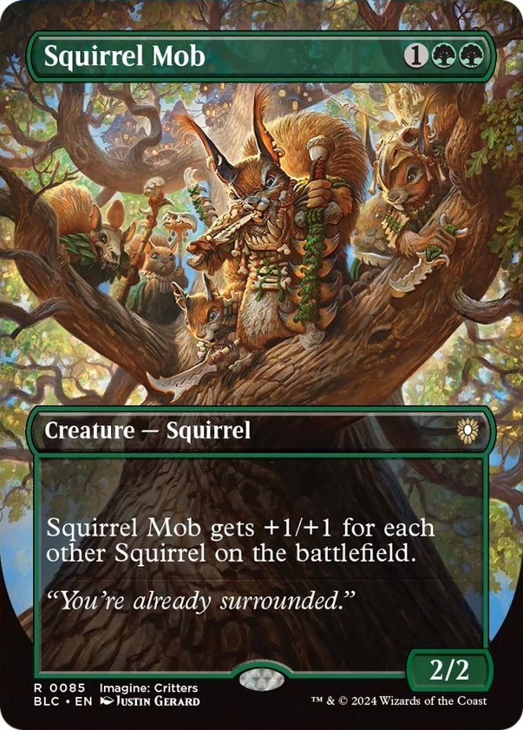 Squirrel Mob (Borderless) [Bloomburrow Commander] | Event Horizon Hobbies CA