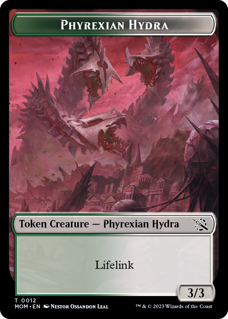 Elemental (2) // Phyrexian Hydra (12) Double-Sided Token [March of the Machine Tokens] | Event Horizon Hobbies CA