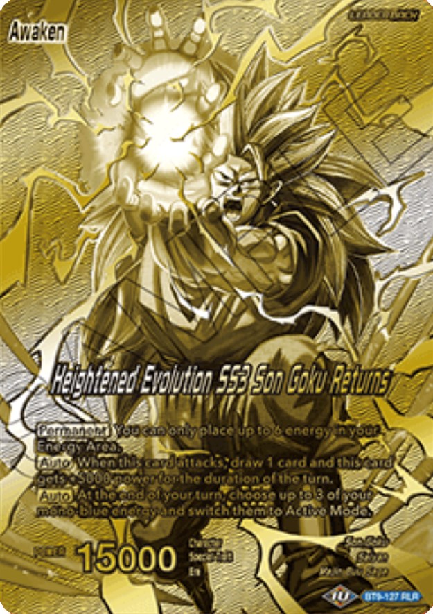 Son Goku // Heightened Evolution SS3 Son Goku Returns (Championship 2023 Golden Card Vol.1) (BT9-127) [Tournament Promotion Cards] | Event Horizon Hobbies CA