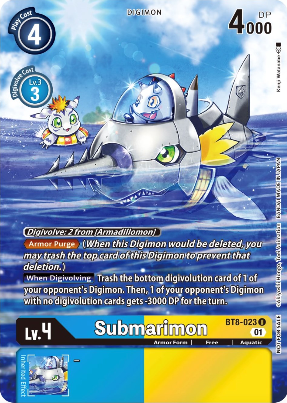 Submarimon [BT8-023] (Official Tournament Pack Vol.9) [New Awakening Promos] | Event Horizon Hobbies CA