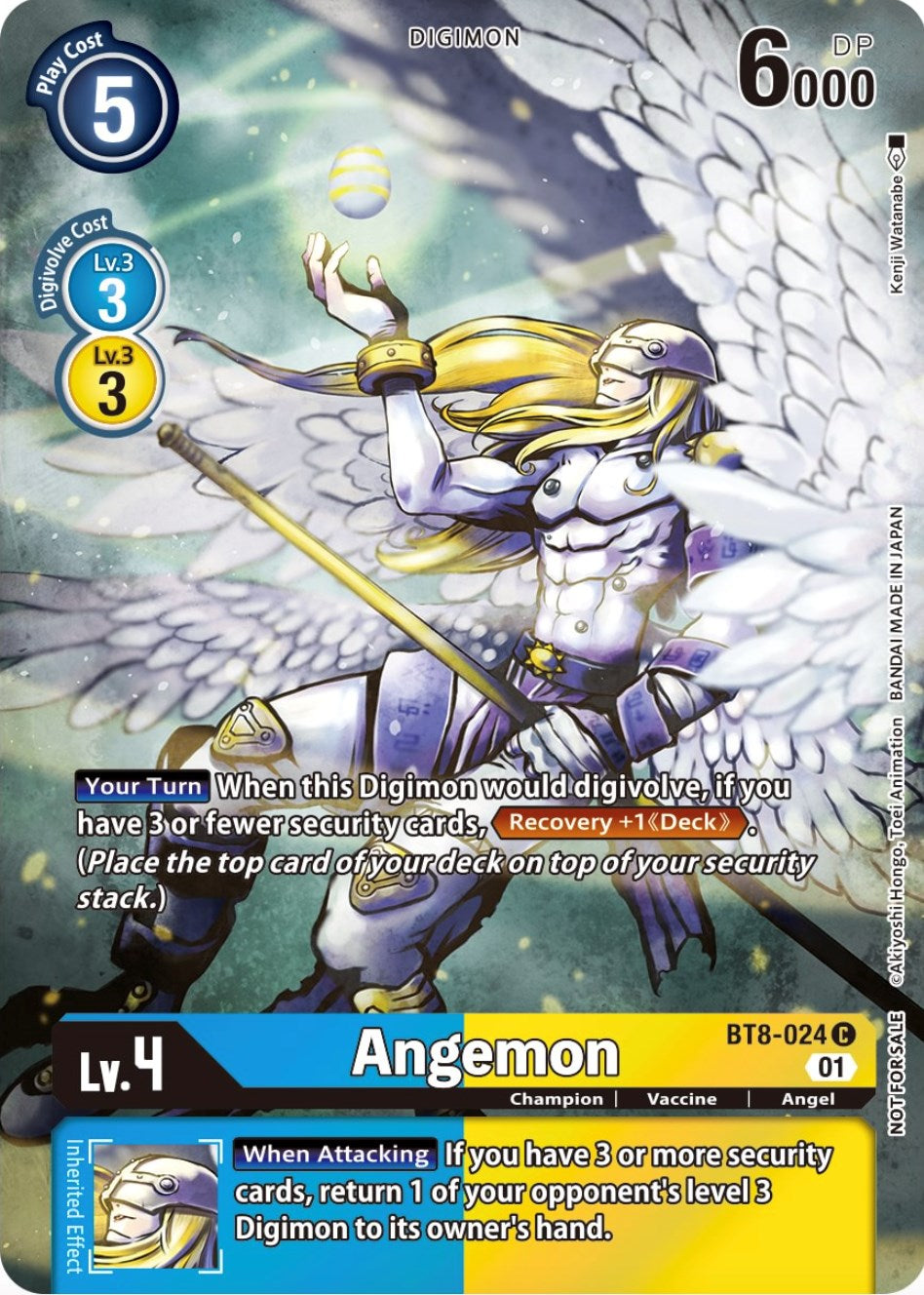 Angemon [BT8-024] (Official Tournament Pack Vol.9) [New Awakening Promos] | Event Horizon Hobbies CA