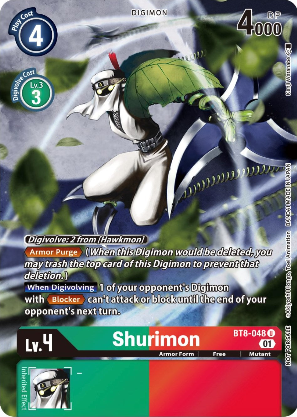 Shurimon [BT8-048] (Official Tournament Pack Vol.9) [New Awakening Promos] | Event Horizon Hobbies CA