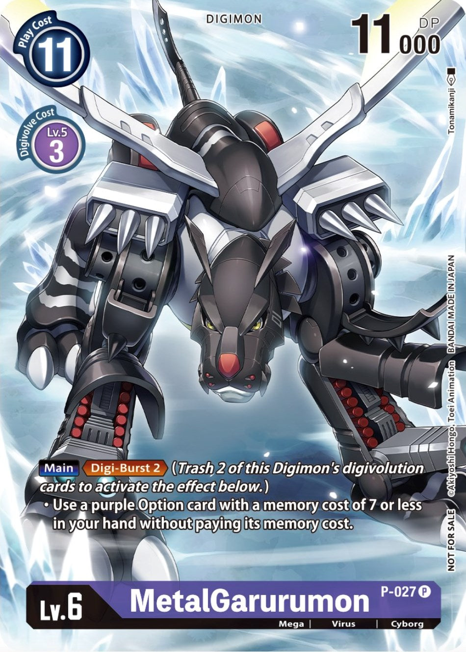 MetalGarurumon [P-027] (Winner Pack Across Time) [Promotional Cards] | Event Horizon Hobbies CA