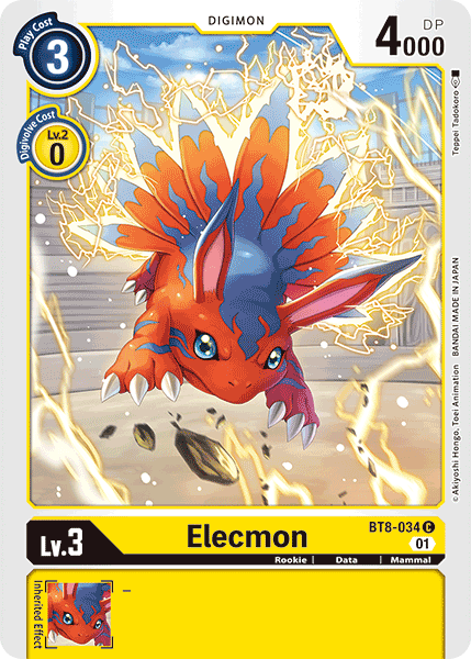 Elecmon [BT8-034] [New Awakening] | Event Horizon Hobbies CA