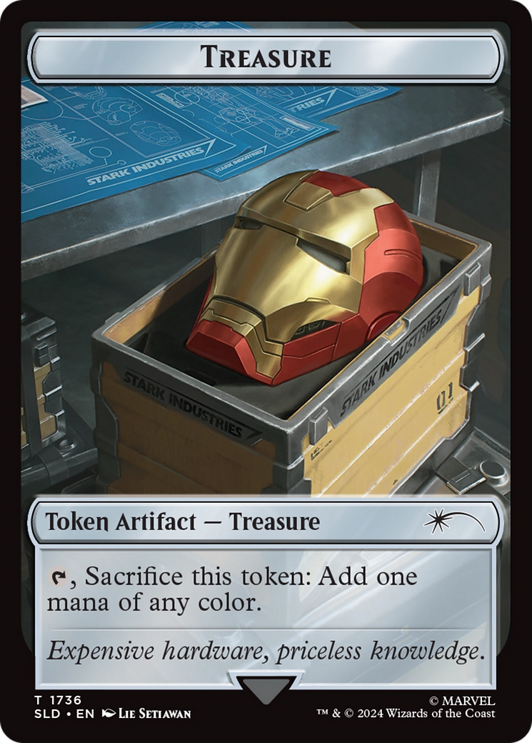 Treasure Token (1736) (Rainbow Foil) [Secret Lair Drop Series] | Event Horizon Hobbies CA