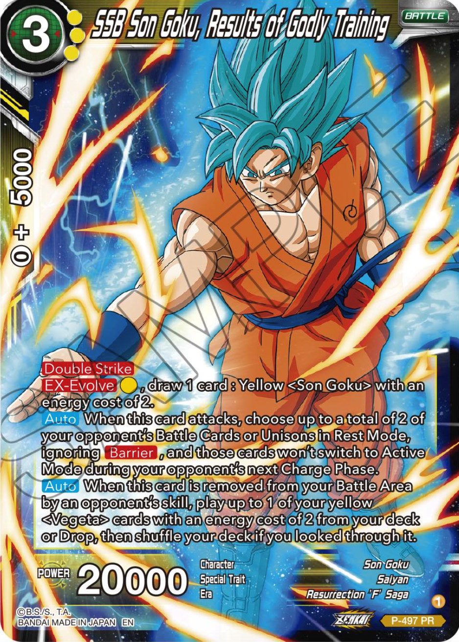 SSB Son Goku, Results of Godly Training (P-497) [Promotion Cards] | Event Horizon Hobbies CA