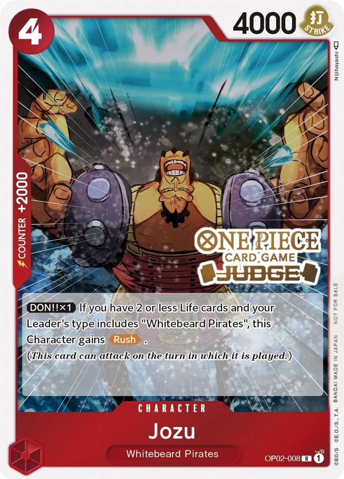 Jozu (Judge) [One Piece Promotion Cards] | Event Horizon Hobbies CA