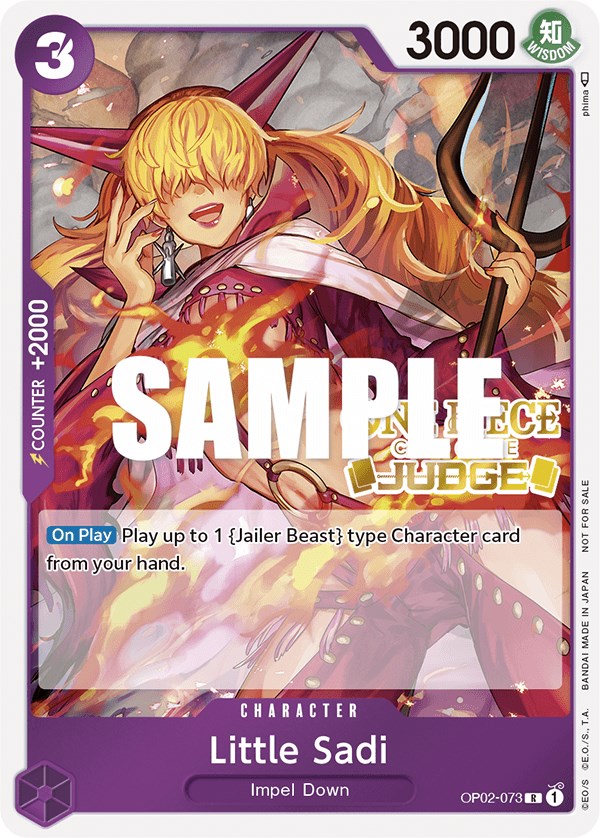 Little Sadi (Judge) [One Piece Promotion Cards] | Event Horizon Hobbies CA