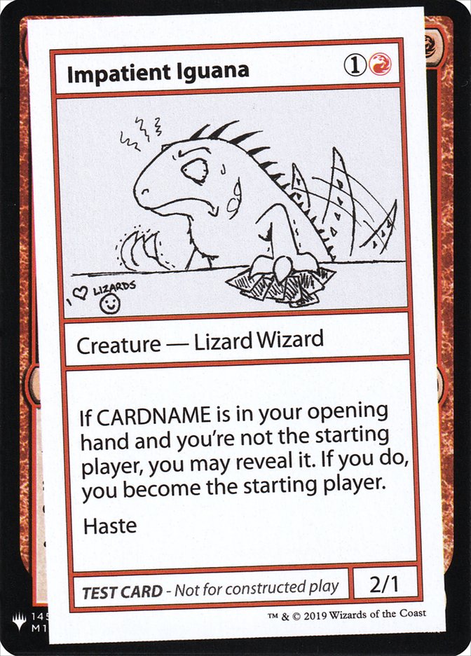 Impatient Iguana [Mystery Booster Playtest Cards] | Event Horizon Hobbies CA