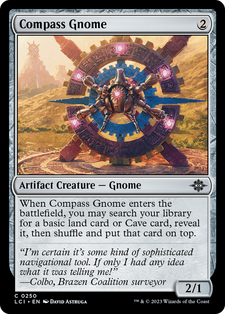 Compass Gnome [The Lost Caverns of Ixalan] | Event Horizon Hobbies CA