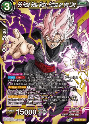 SS Rose Goku Black, Future on the Line (BT16-087) [Realm of the Gods] | Event Horizon Hobbies CA