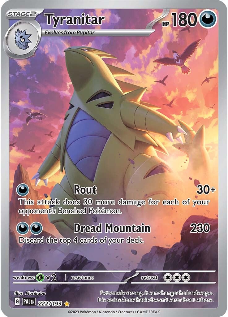 Tyranitar (222/193) [Scarlet & Violet: Paldea Evolved] | Event Horizon Hobbies CA