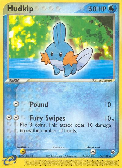 Mudkip (60/109) [EX: Ruby & Sapphire] | Event Horizon Hobbies CA