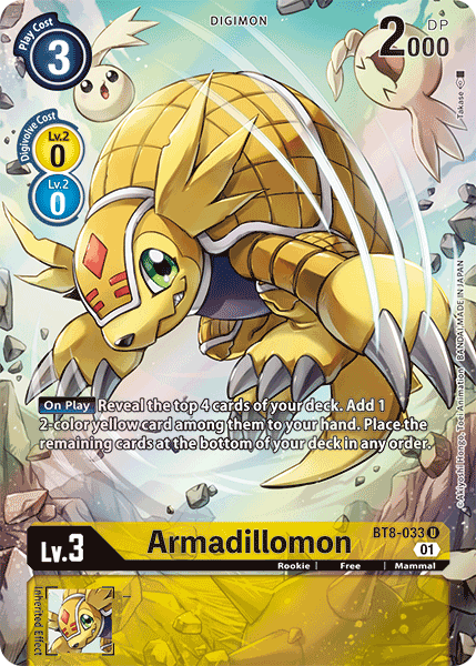 Armadillomon [BT8-033] (Alternate Art) [New Awakening] | Event Horizon Hobbies CA