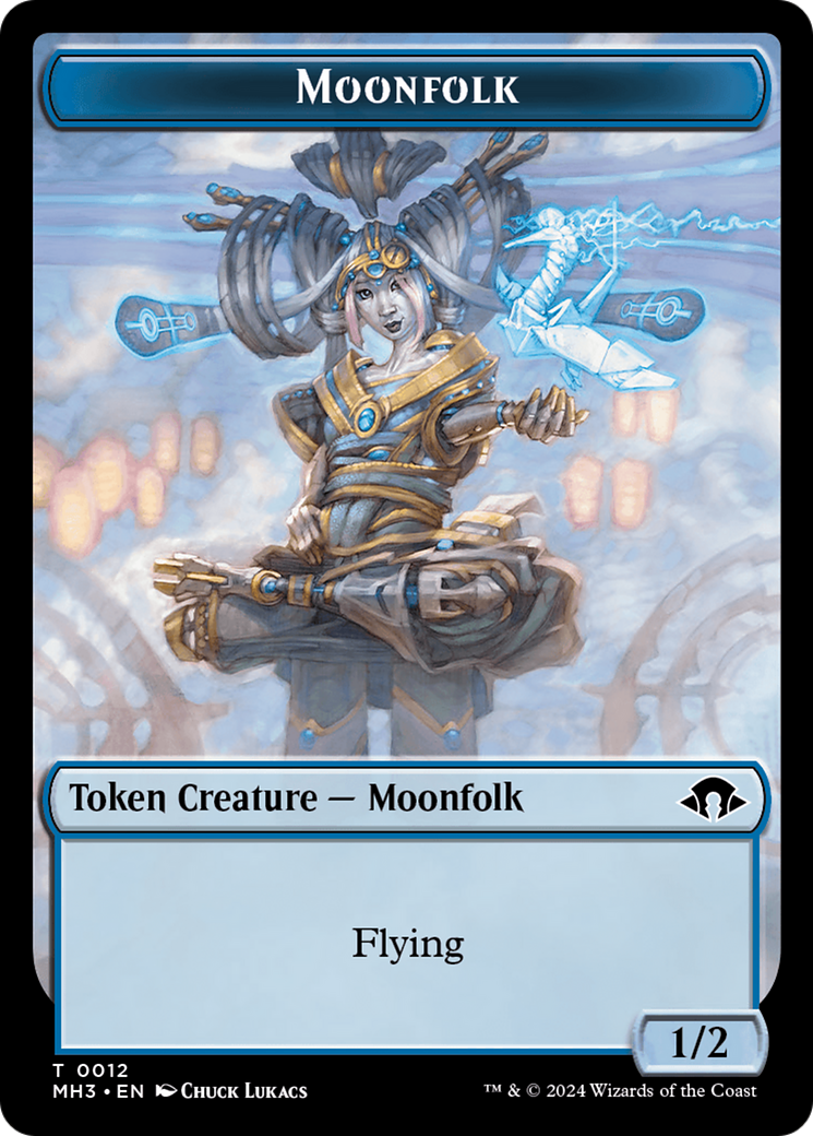 Moonfolk Token [Modern Horizons 3 Tokens] | Event Horizon Hobbies CA