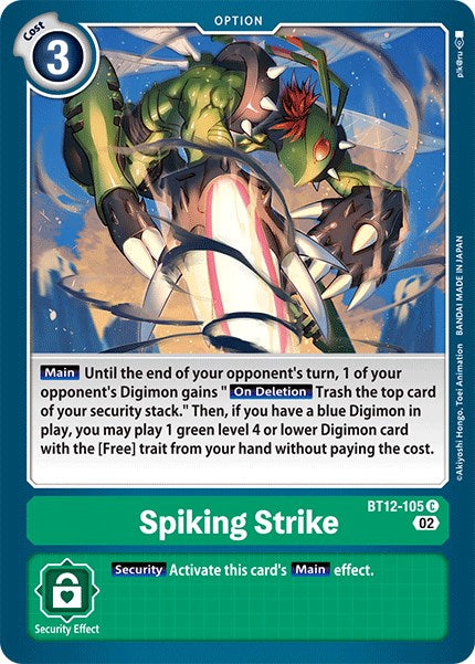 Spiking Strike [BT12-105] [Across Time] | Event Horizon Hobbies CA