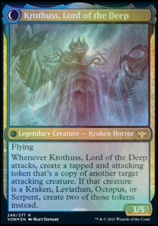 Runo Stromkirk // Krothuss, Lord of the Deep [Innistrad: Crimson Vow Prerelease Promos] | Event Horizon Hobbies CA