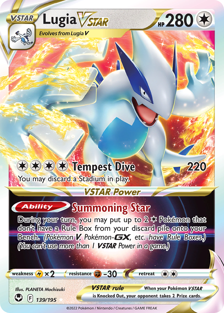 Lugia VSTAR (139/195) (Jumbo Card) [Sword & Shield: Silver Tempest] | Event Horizon Hobbies CA