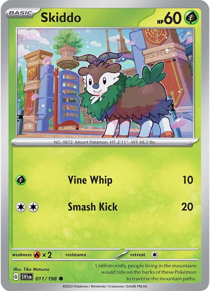 Skiddo (011/198) [Scarlet & Violet: Base Set] | Event Horizon Hobbies CA