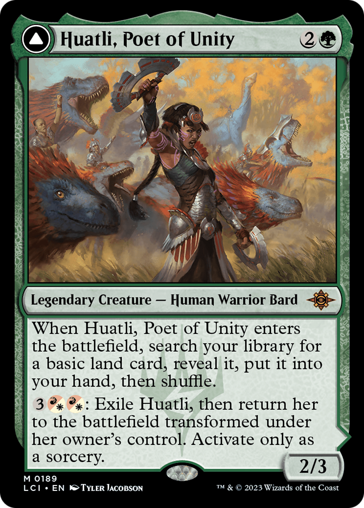 Huatli, Poet of Unity // Roar of the Fifth People [The Lost Caverns of Ixalan] | Event Horizon Hobbies CA