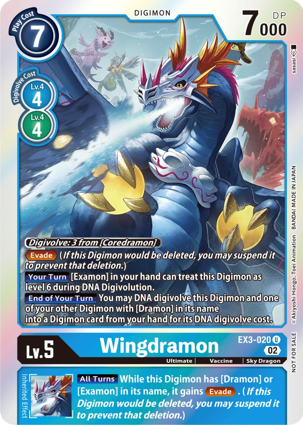 Wingdramon [EX3-020] (Alternate Art) [Draconic Roar] | Event Horizon Hobbies CA