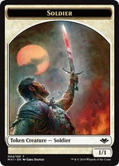 Soldier (004) // Wrenn and Six Emblem (021) Double-Sided Token [Modern Horizons Tokens] | Event Horizon Hobbies CA