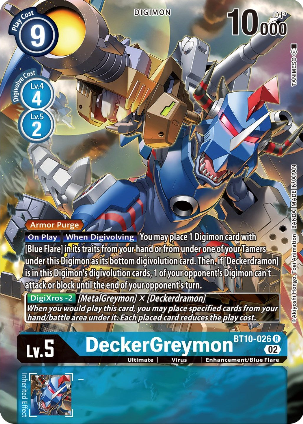 DeckerGreymon [BT10-026] (Alternate Art) [Xros Encounter] | Event Horizon Hobbies CA