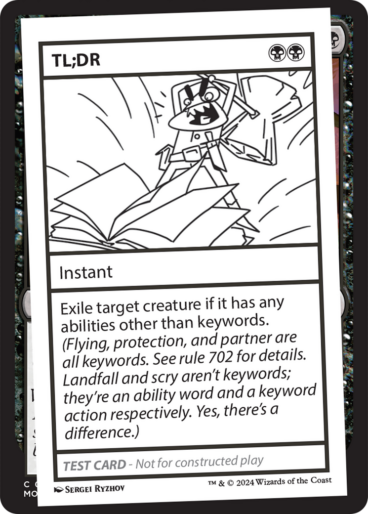 TL;DR [Mystery Booster 2 Playtest Cards] | Event Horizon Hobbies CA