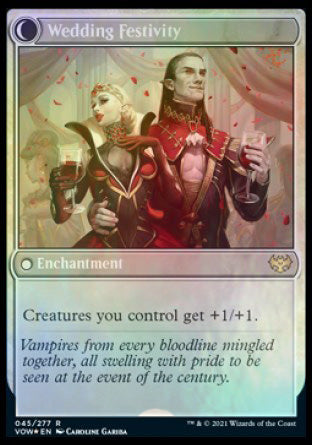 Wedding Announcement // Wedding Festivity [Innistrad: Crimson Vow Prerelease Promos] | Event Horizon Hobbies CA